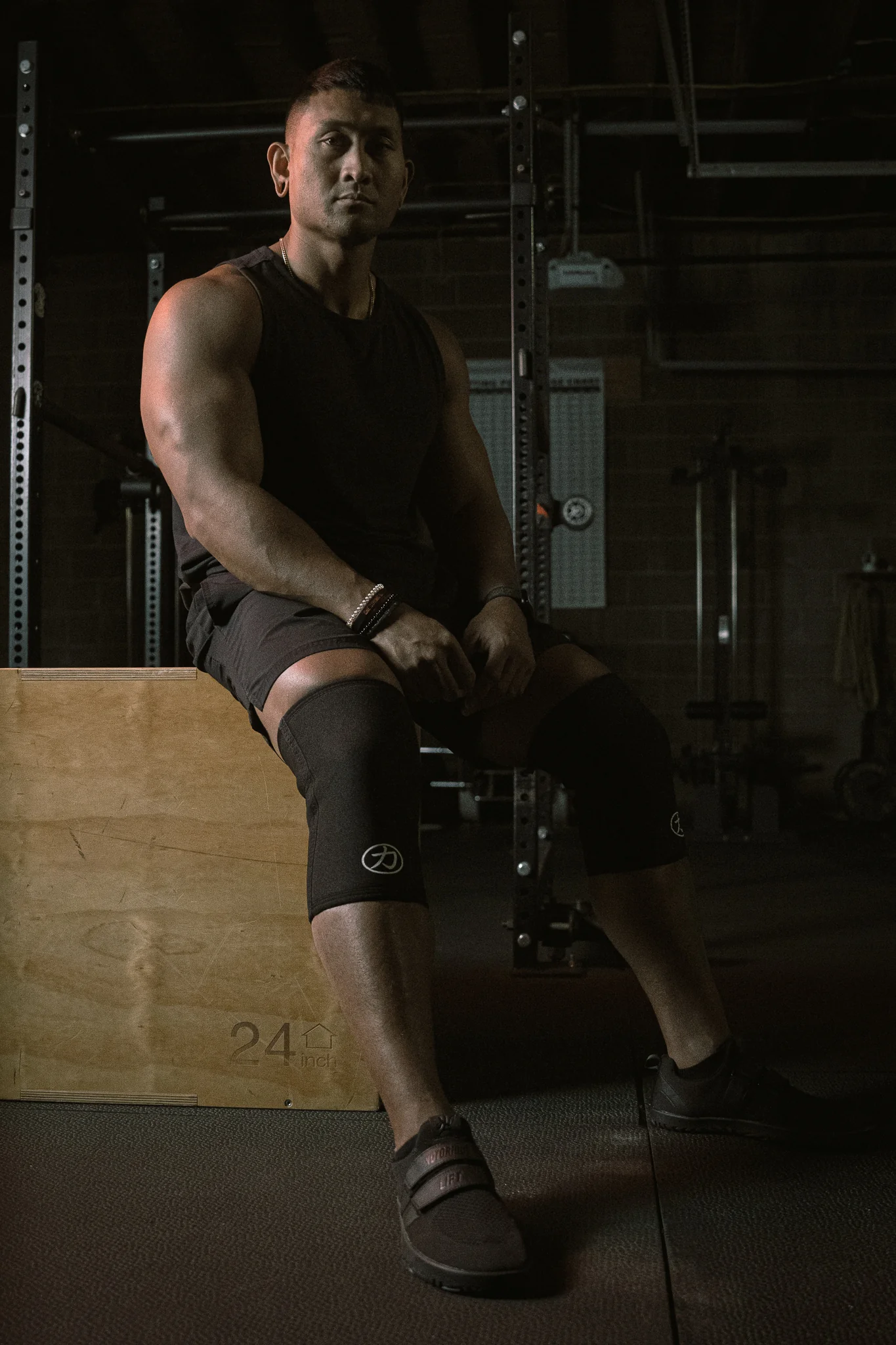 7MM Inferno Knee Sleeves - Black - Image 2