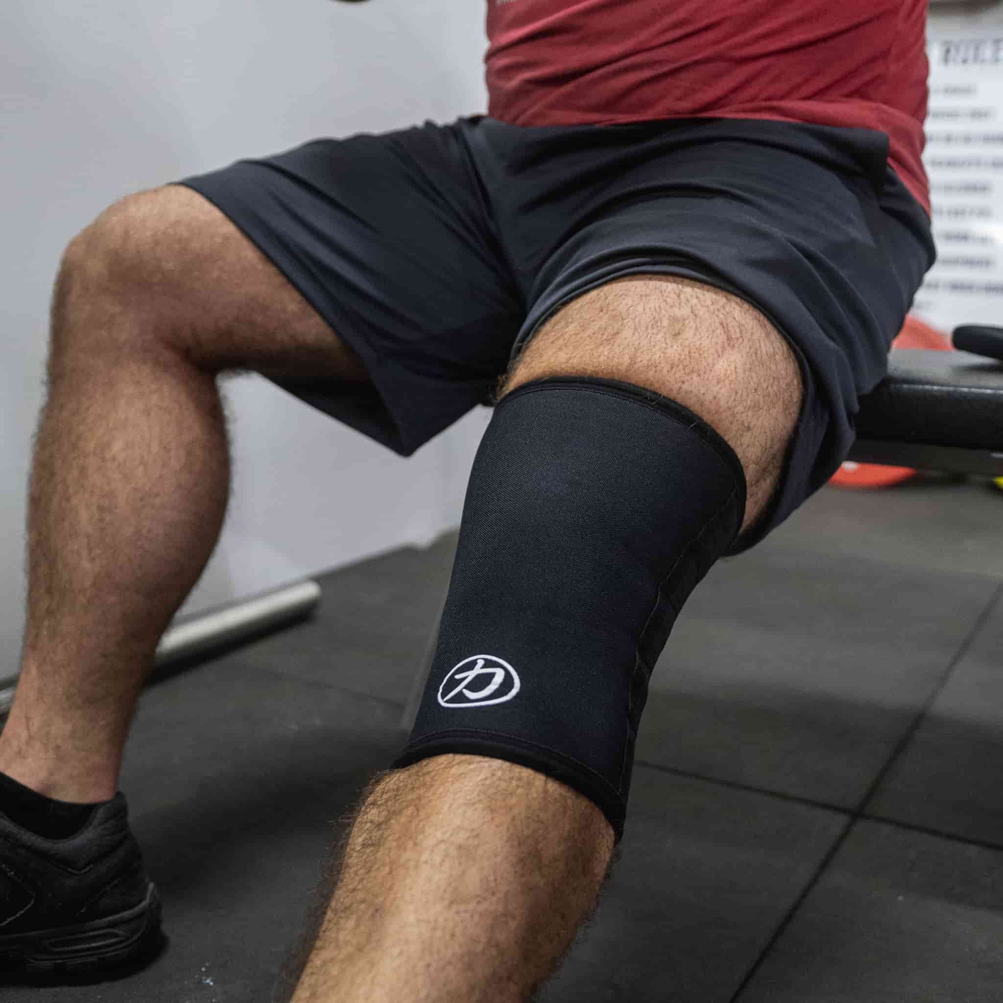 7MM Inferno Knee Sleeves - Black - Image 9