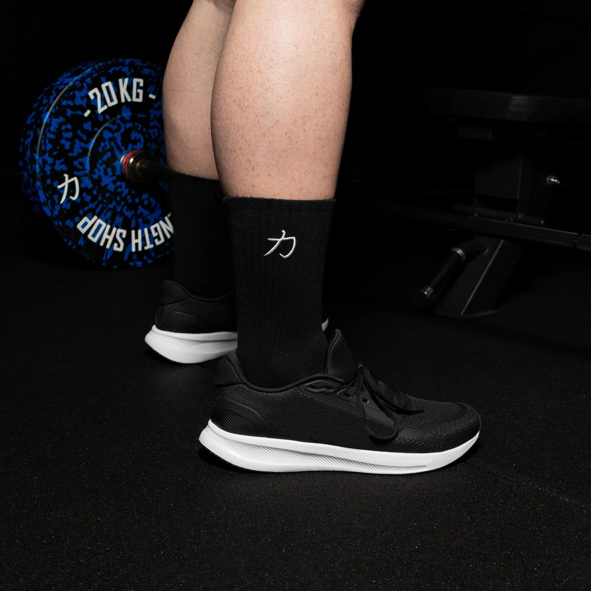 Crew Socks - Black - Image 3
