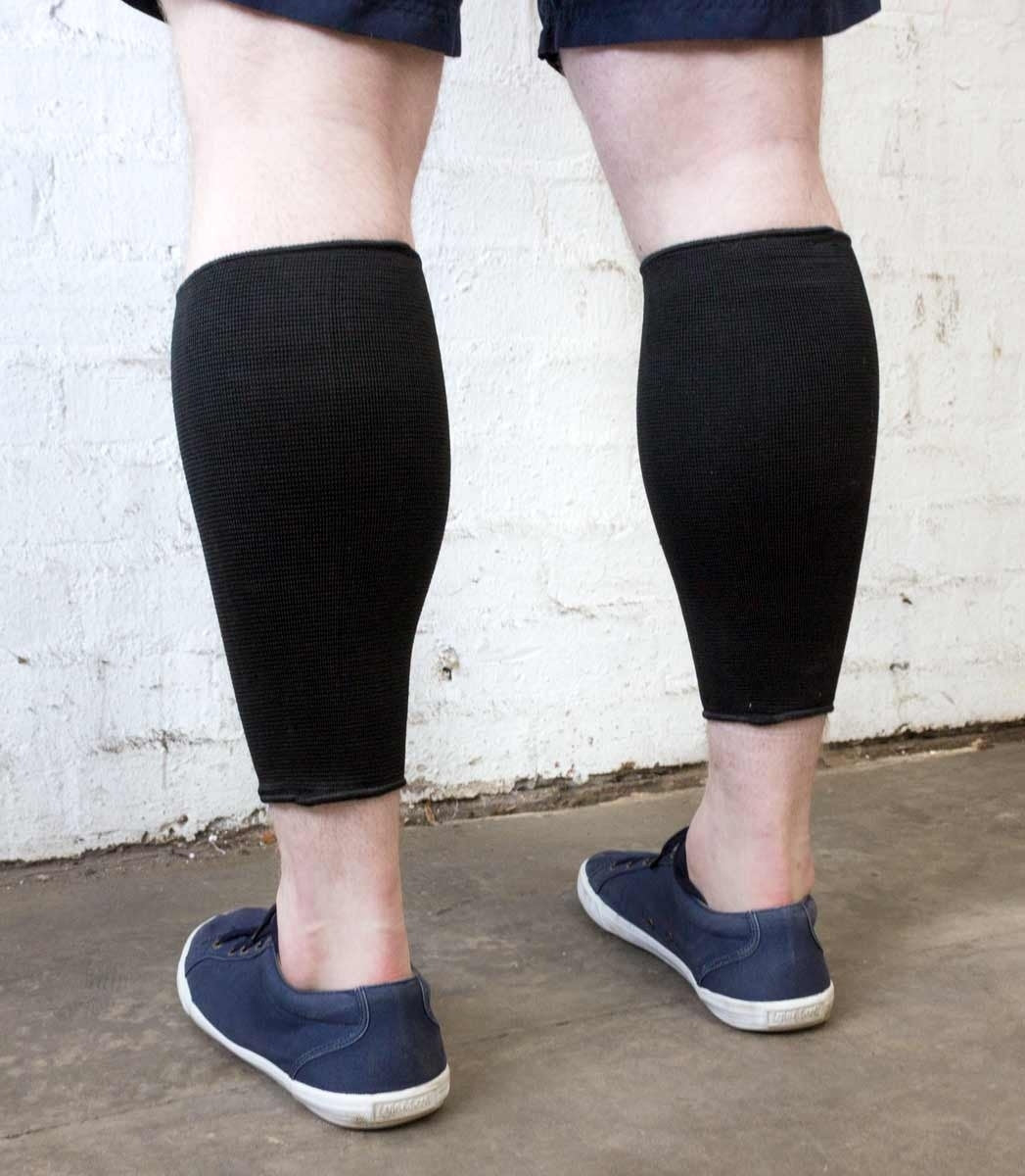 Deadlift Calf Sleeves - Black - Image 2
