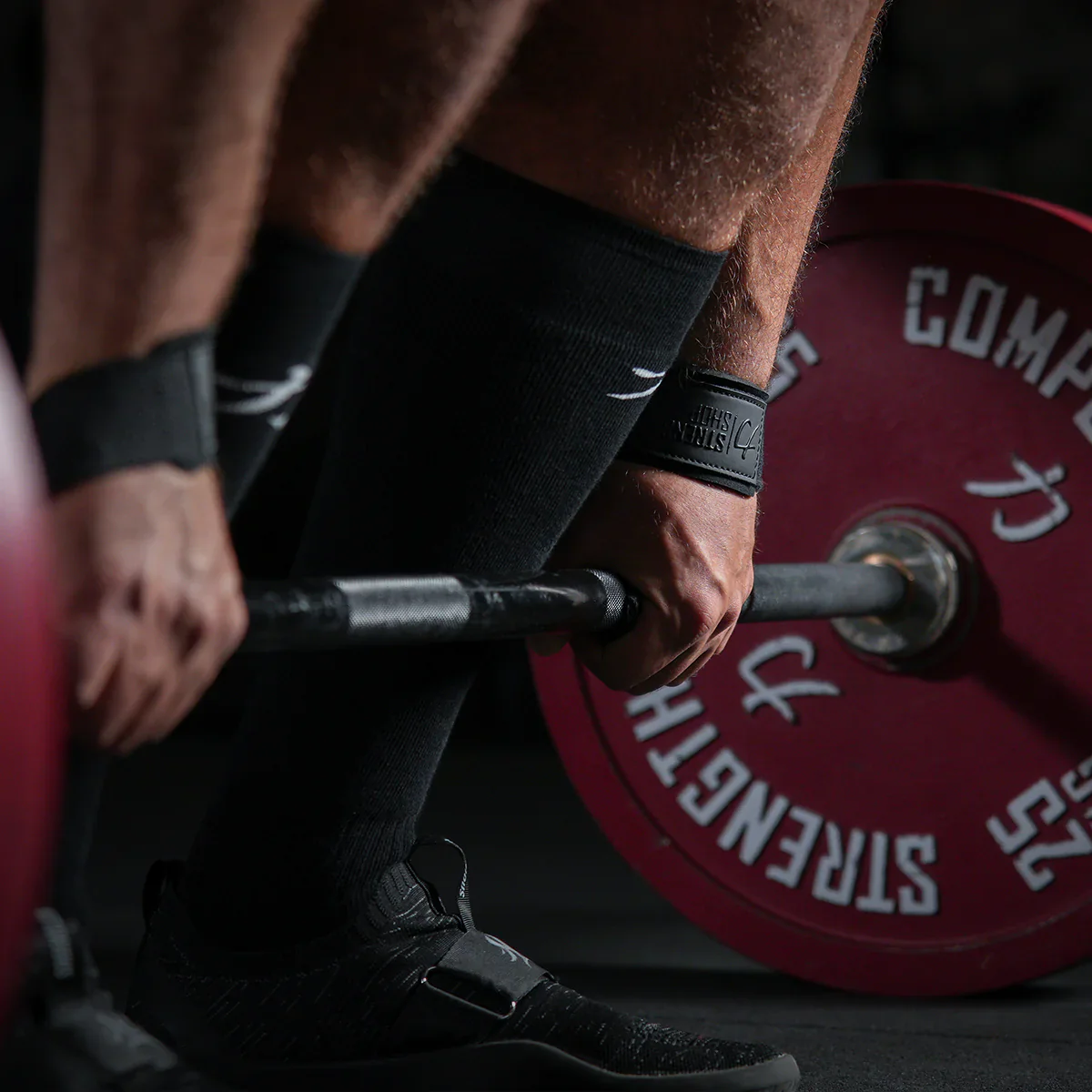 Stealth Black PRO Lifting Straps - Image 6