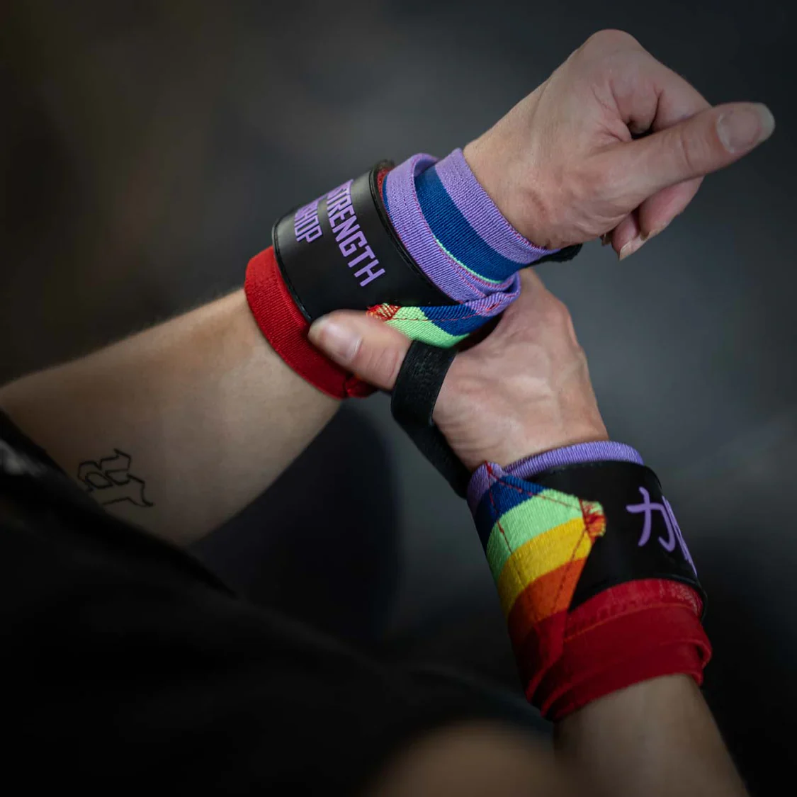 Medium Wrist Wraps - Rainbow - Image 3