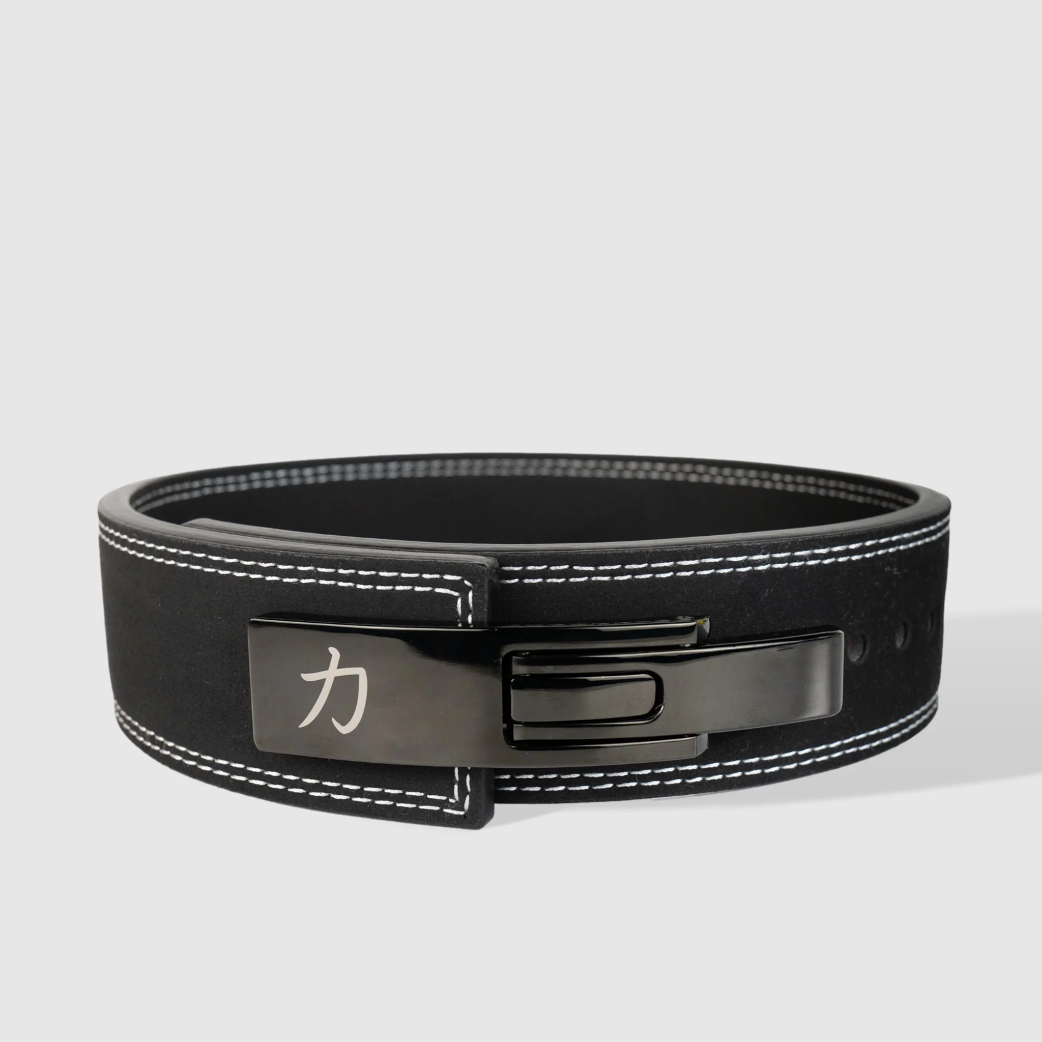 10MM Lever Belt 3" Wide - Black - Image 8