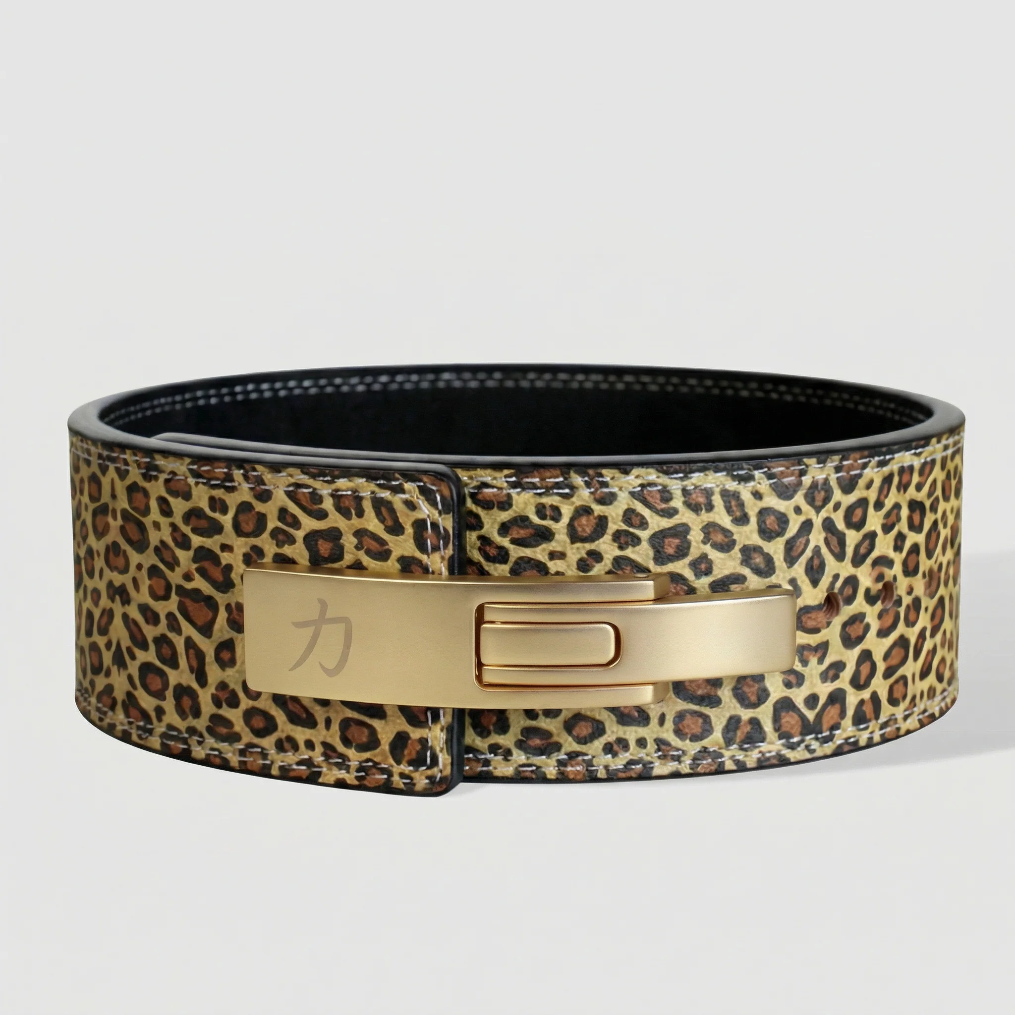 10MM Lever Belt - Leopard Print - Image 10