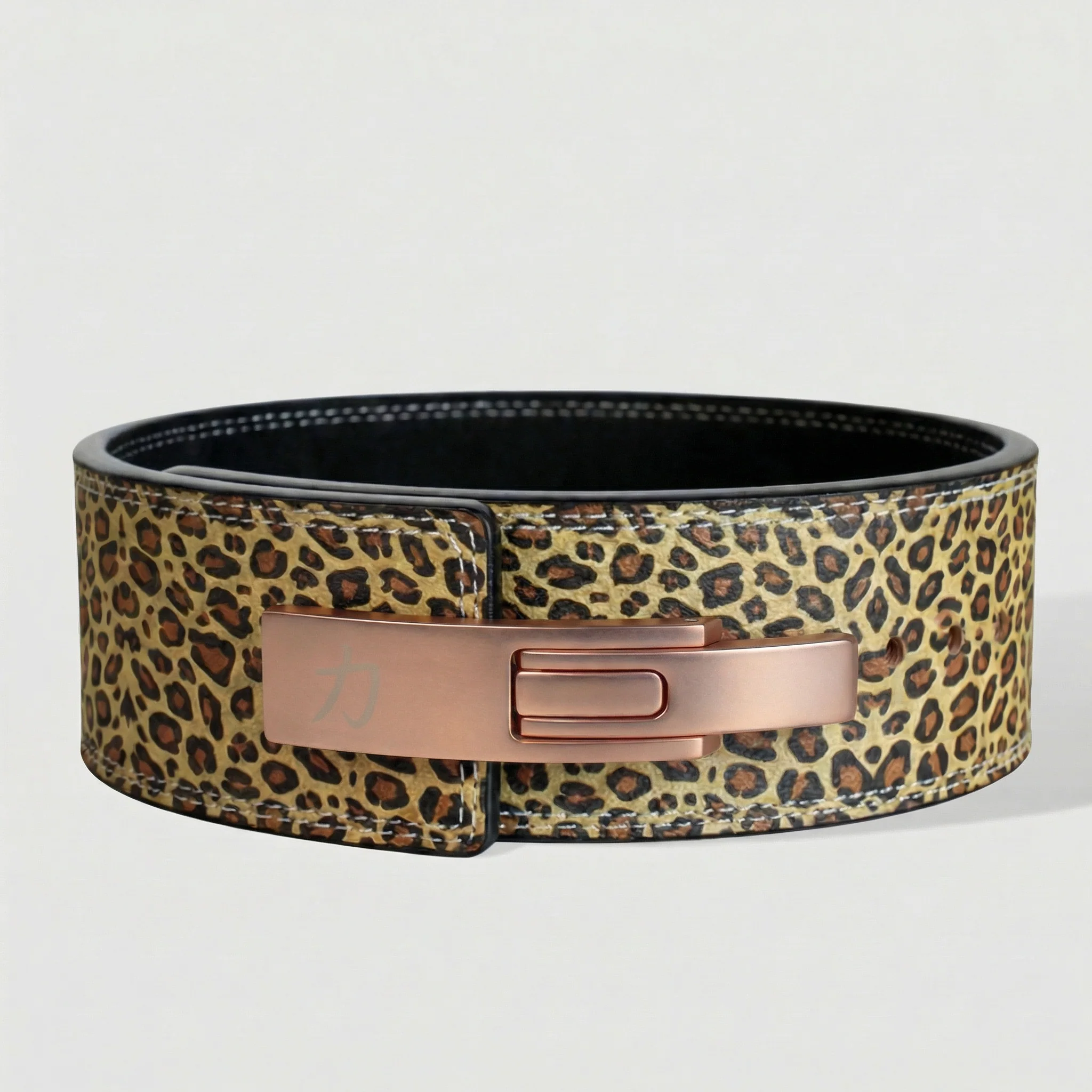 10MM Lever Belt - Leopard Print - Image 8