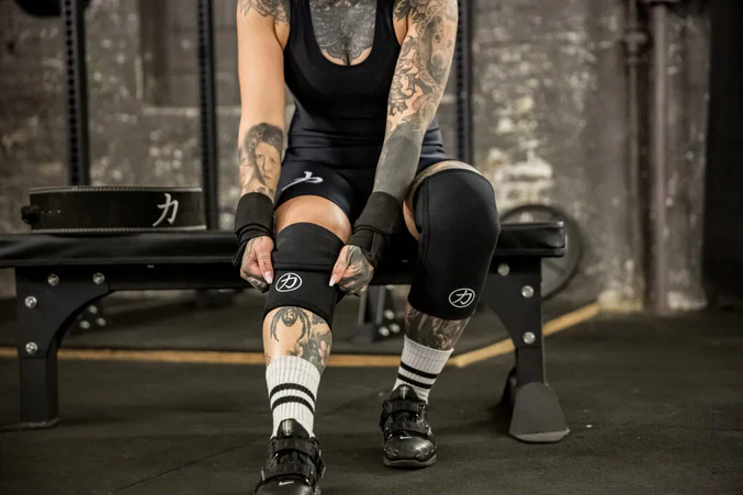 7MM Inferno Knee Sleeves - Dark Leopard - Image 5