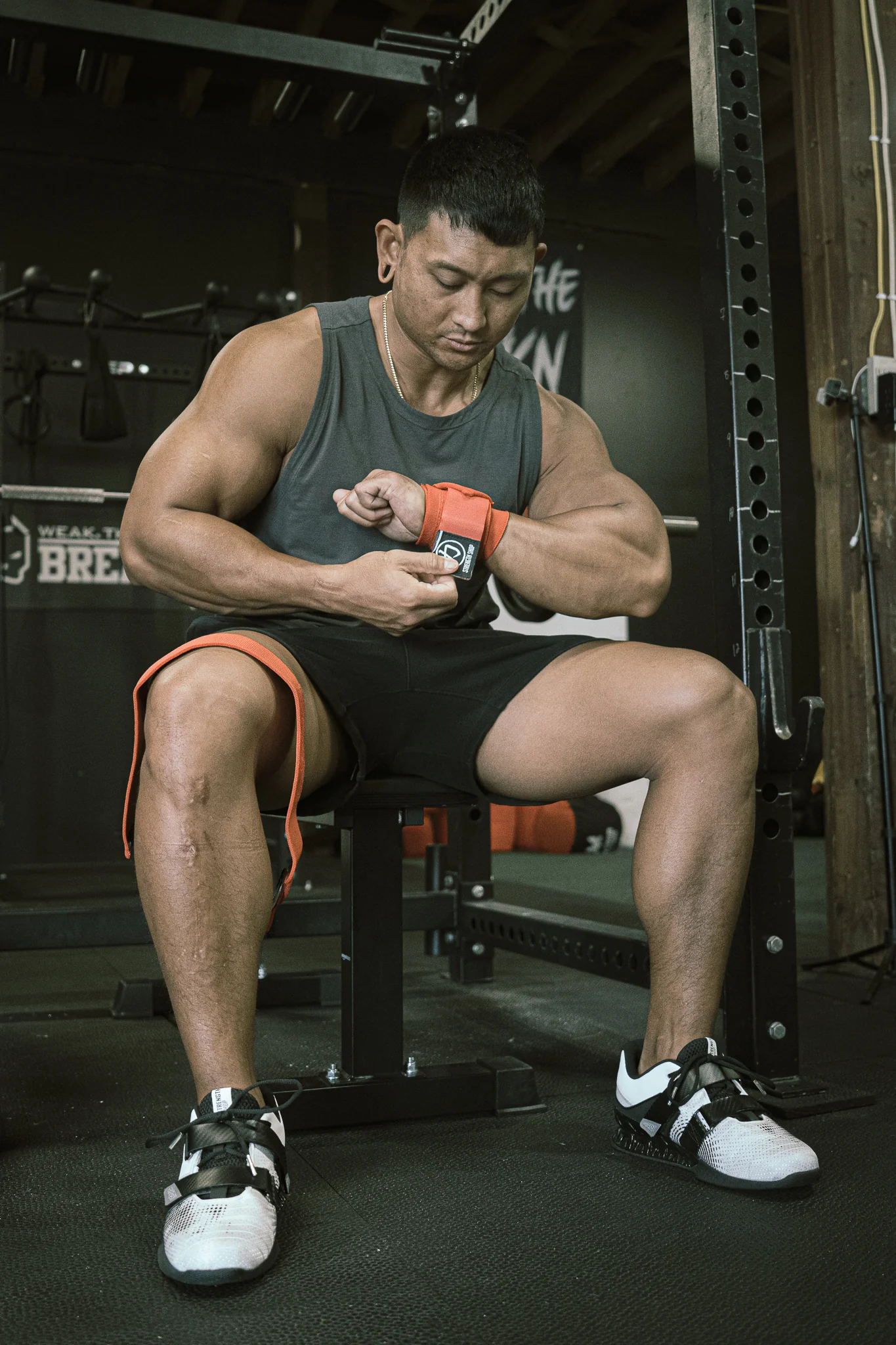 Heavy Wrist Wraps - Red - Image 4