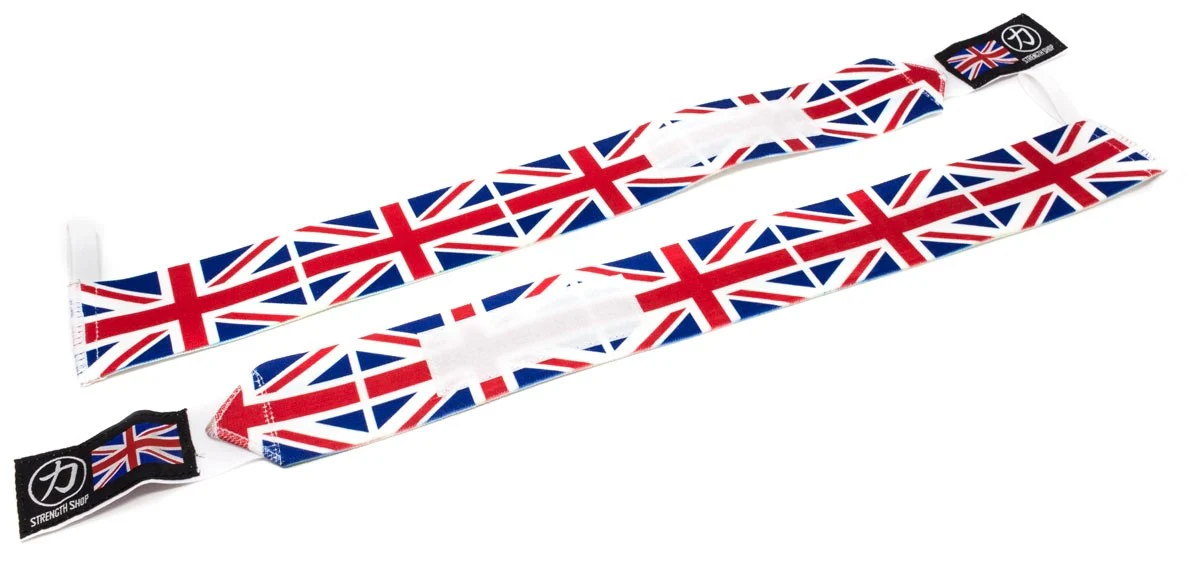 Heavy Wrist Wraps - UK Flag - Image 2