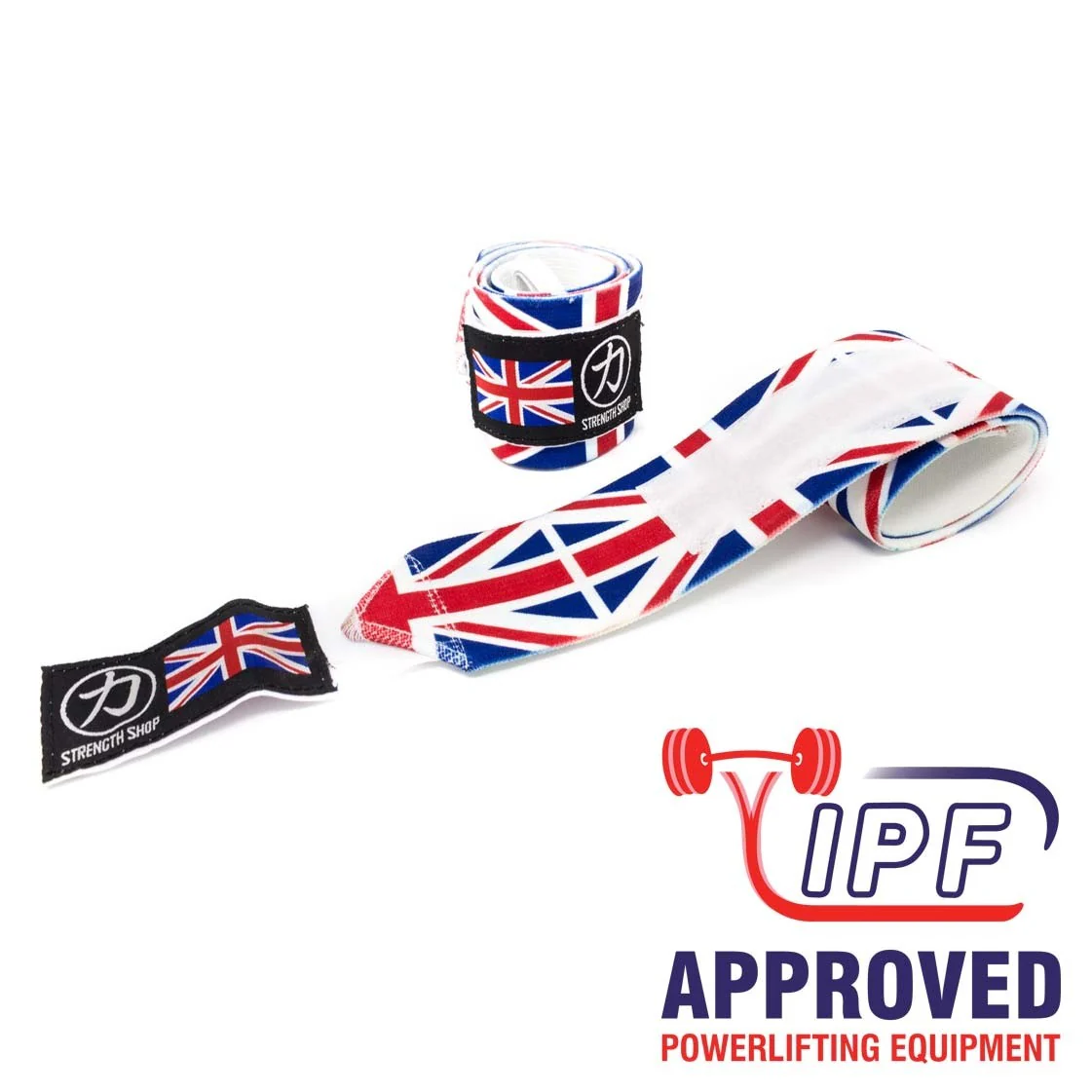 Heavy Wrist Wraps - UK Flag - Image 3