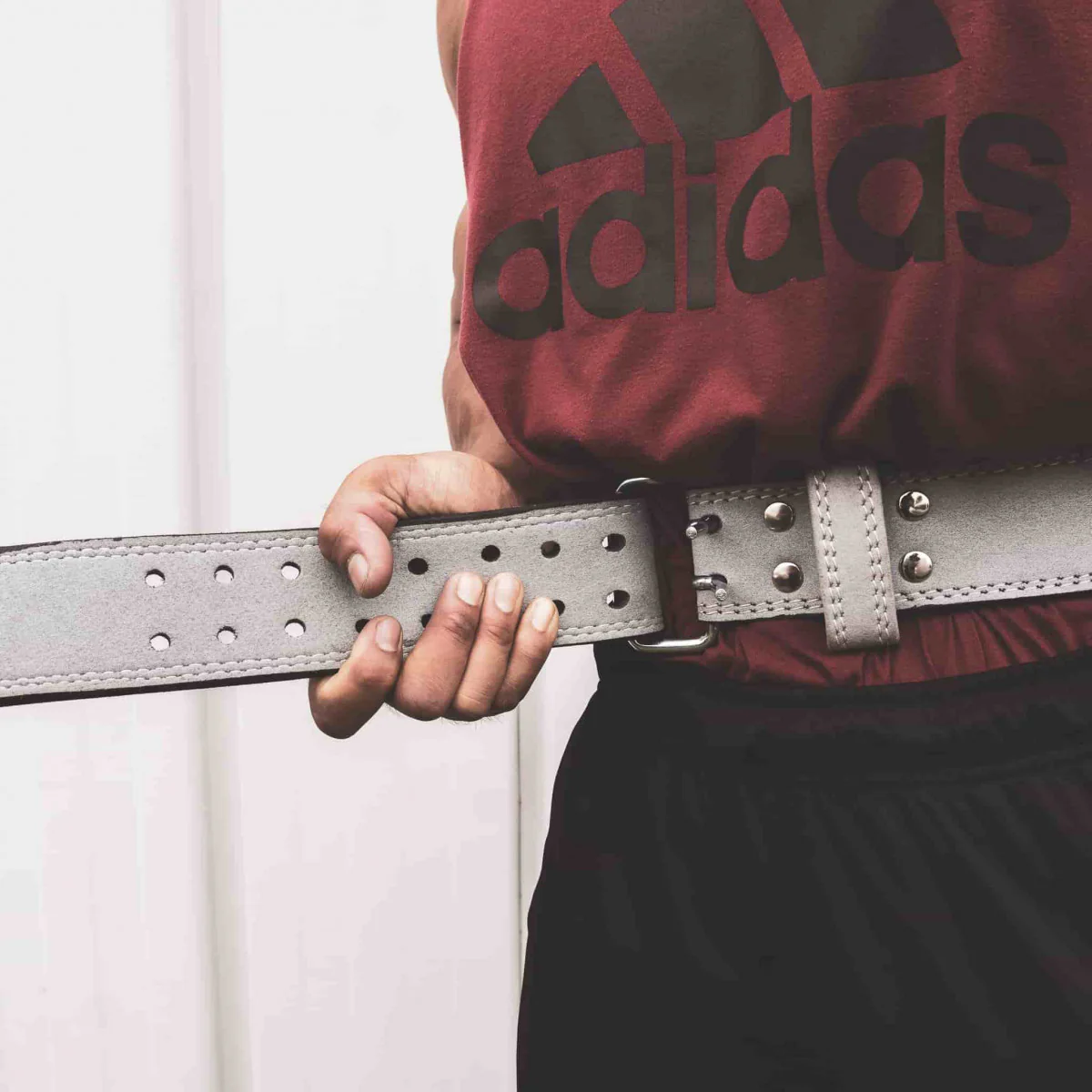 Weightlifting Belt - Grey - Image 6